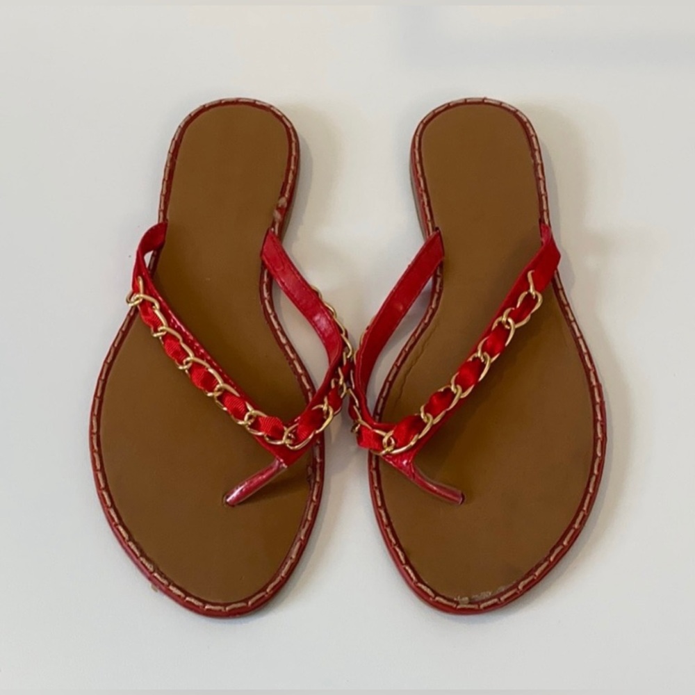 Avon Women's Red Sandals